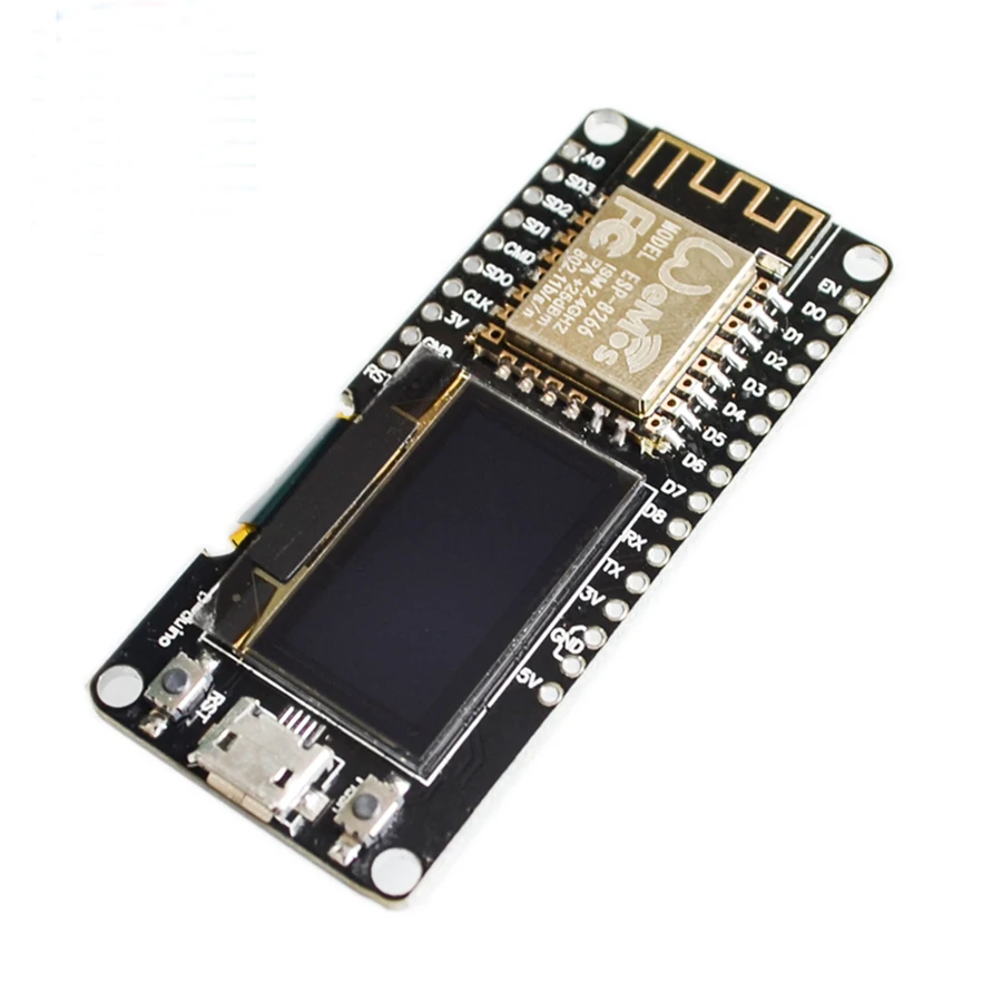 0,96 дюймовый oled-дисплей Wemos ESP8266 ESP-12F ESP12F CP2102 беспроводной Wifi макетный дисплей плата Micro USB 0,9" для Arduino