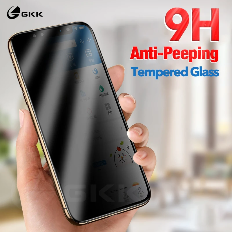 GKK 3D антишпионское закаленное стекло для huawei P20 P30 Pro lite P Smart Y9 Prime 2019 Защита экрана