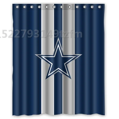 Водонепроницаемый занавески для душа s DALLAS COWBOYS душевые шторки коврик с принтом полиэстер ткань занавески для ванной комнаты с 12 крючками