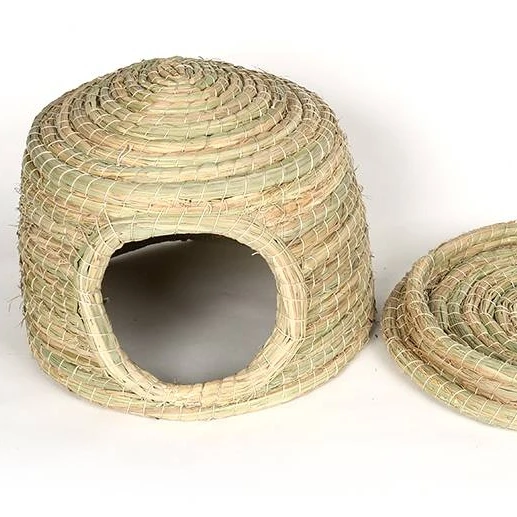 Grass-made rabbit nest Dutch pig rat cat castle grass house squirrel jar guinea pig rat rat hamster pigeon