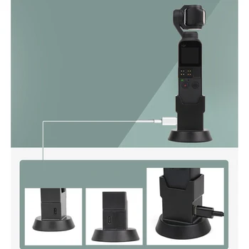 

Tripod Base Adapter Quick Release Charging Base Mount for DJI Osmo Pocket WiFi Wireless Module USB Type-C Port for Charging