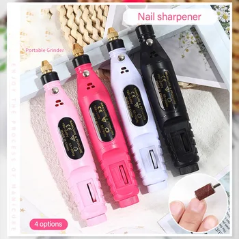 

Mini electric nail polisher, manicure file-electric nail set USB without battery