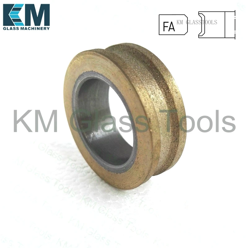 ! 35x22xFA3/4/5/6/8/10/12/15/19/24mm Peripheral Daimond wheels Flat edge wiht arris,For Hand glass grinding machine