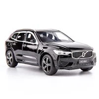 1:32 VOLVOS XC60 XC90 SUV Off-road Diecast Alloy Car Model Toy Cars Sound Light Pull Back Car Vehicle Children Toy Collection 2