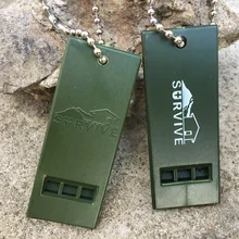 Jun ying высокочастотный открытый свисток пластиковый спасательный свисток металлическая цепь