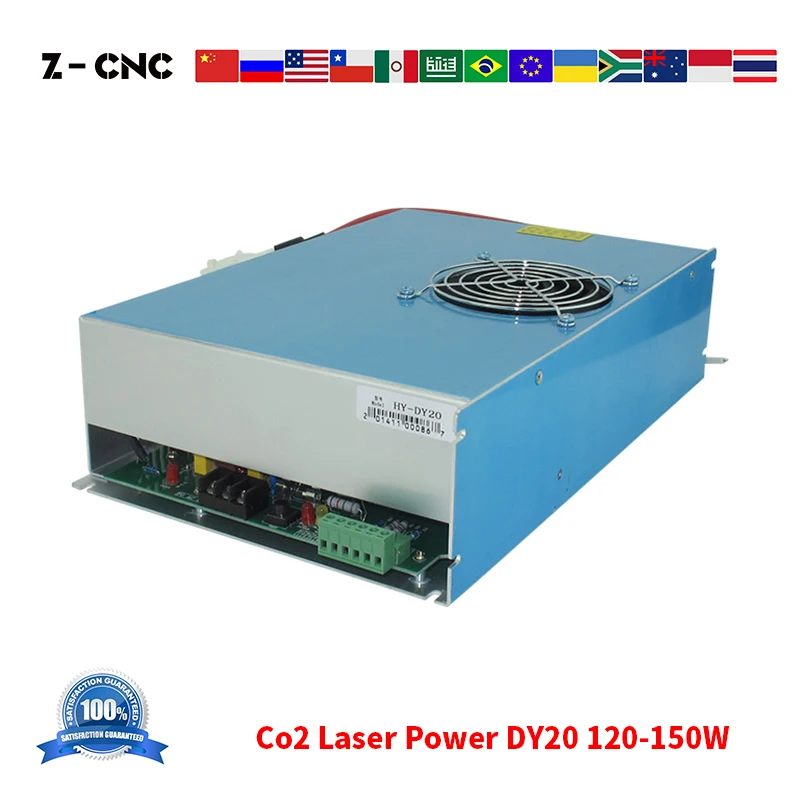 Z-CNC Co2 лазерный Питание DY20 AC110V AC220V для 120 130 140 150W Синий чехол HY БП заменить MYJG-150 |