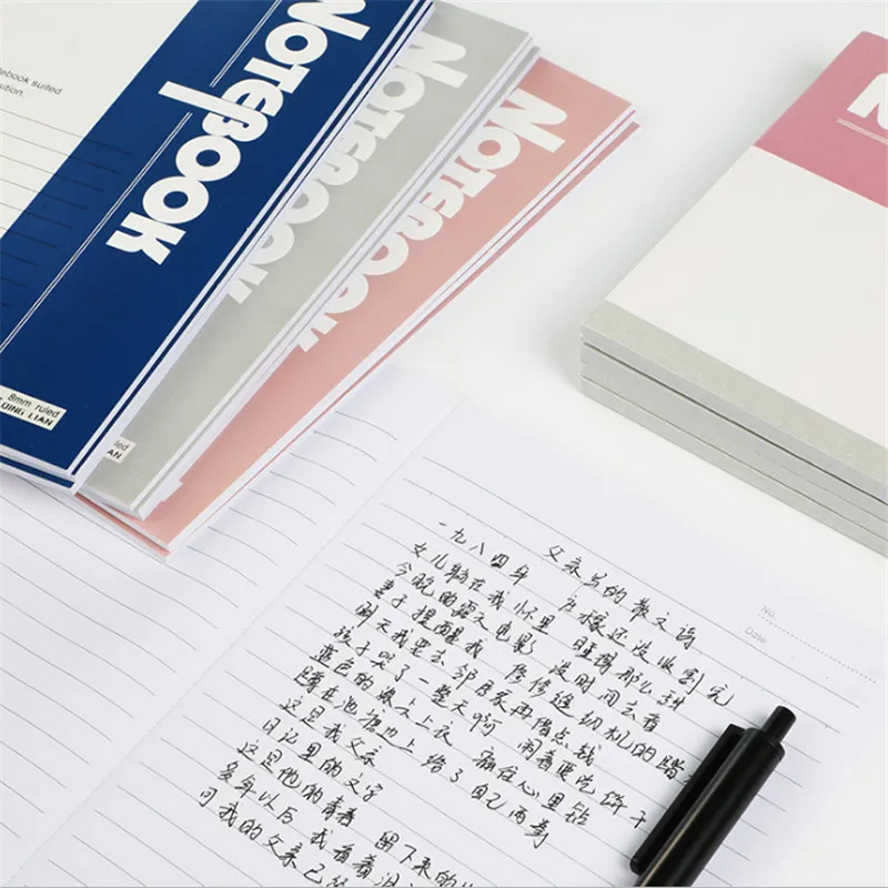 A5 office supplies notebook stationery a5 student book simple exercise book thick soft face copy notepad A5 office supplies notebook stationery a5 student book simple exercise book thick soft face copy notepad