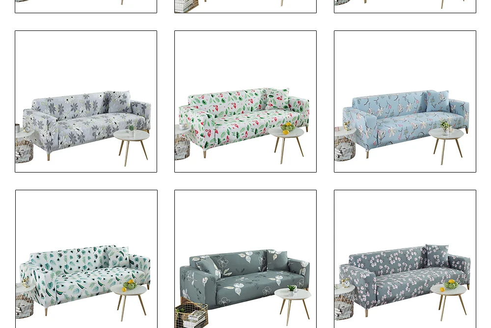 Stretch Slipcovers Sofa Cover for Living Room Slip-resistant Sectional Elastic Couch Cover Sofa Towel Single/Two/Three/Four Seat