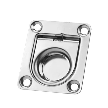 

2PCS Marine Deck Cover Handle Boat Deck Hatch Cabinet Drawer Lifting Handle Pull Ring Boat Accessories