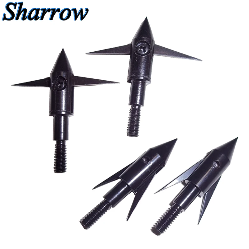 

6pcs Archery Hunting Fishing Arrowhead 4.8cm Length Black Fishing Arrow Head For Bow and arrow crossbow Hunting Accessories