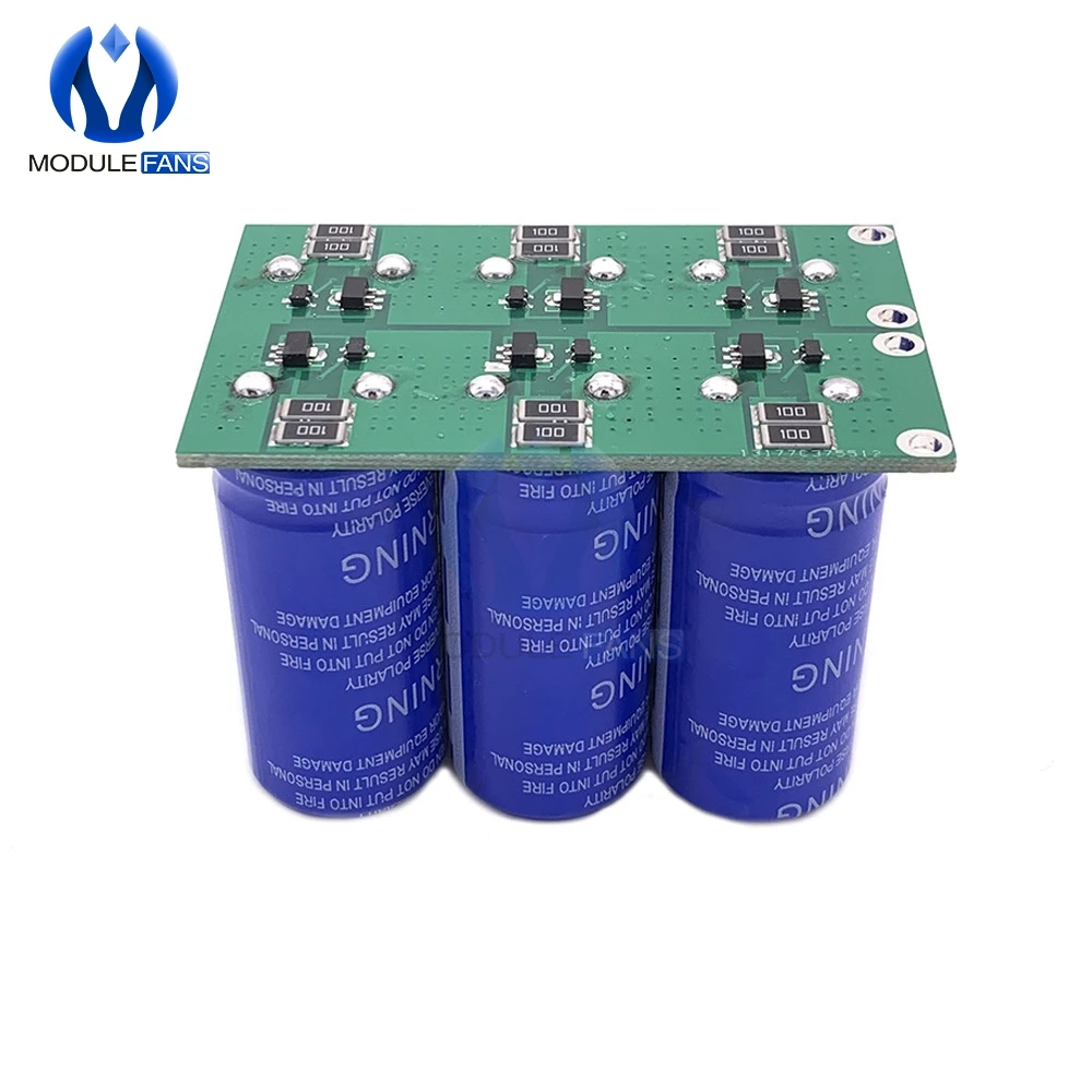 6 шт. 2,7 в 120F супер Фарад конденсаторы супер конденсатор с защитой доска двойной ряд 16 В 20F Ultracapacitor для автомобиля