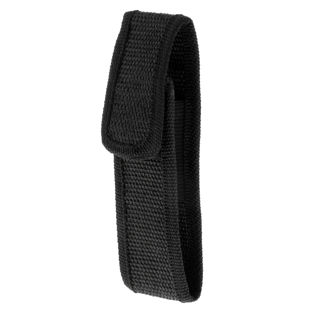 Nylon Flashlight Torch Holster Holder Case Pouch Cover Bag with Belt Loop
