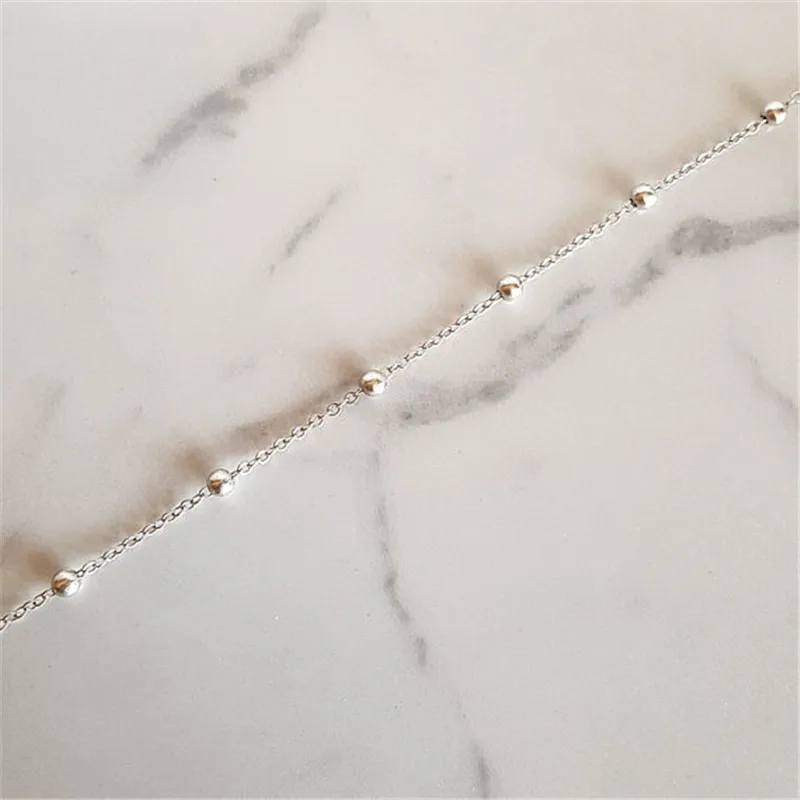 Beads Anklets Women Summer Ocean Beach Ankle Bracelet Foot Leg Jewelry silver anklet bracelet beads anklet bead bracelet fashion accessories