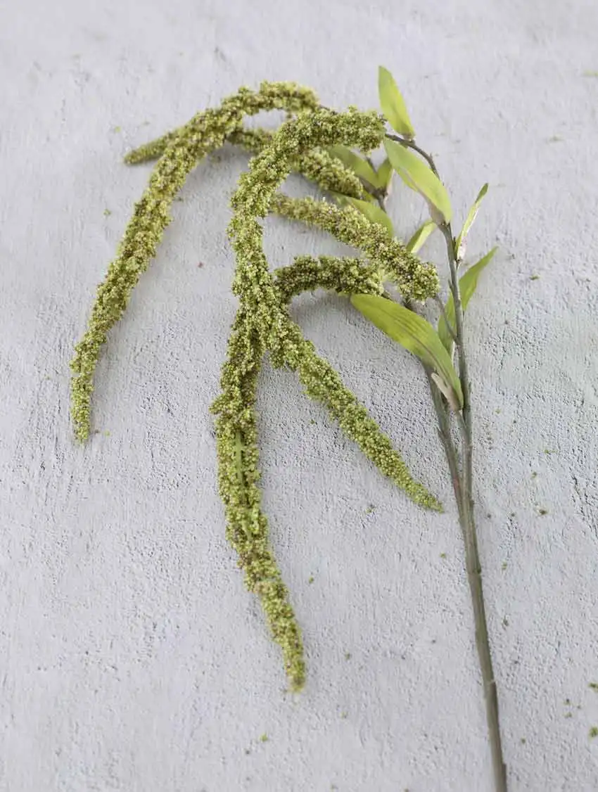 Artificial foam wheat flower branch fake dog's tail grass plant home wedding floral decor