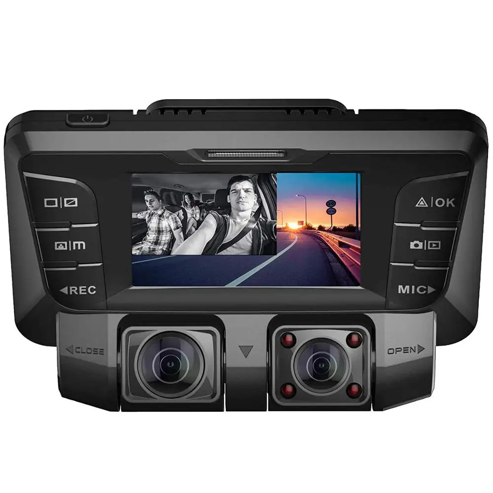Скрытый Автомобильный видеорегистратор 4K с Wi Fi двойной объектив Full 1080P для