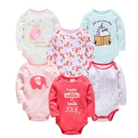 2023 Baby Bodysuit Long Sleeve Spring Autumn Girls Boys Clothes Body bebe Cartoon Printed 0-24 months Newborn Infant Outwear 4