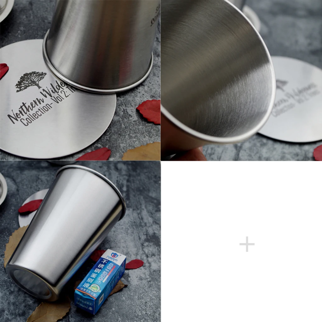 Stainless Steel Mini Cup Mug Drinking Coffee Beer Tumbler Camping Travel Car Stainless Steel Mini Cup Mug Drinking Coffee Beer Tumbler Camping Travel Car