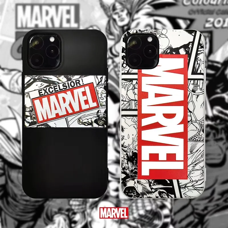 

Luxury Brand Marvel Comic Phone Case For iphone 11 Pro Max 6 s 7 8 Plus X XS 10 XR MAX Fashion Soft Silicone Cover Coque Boy