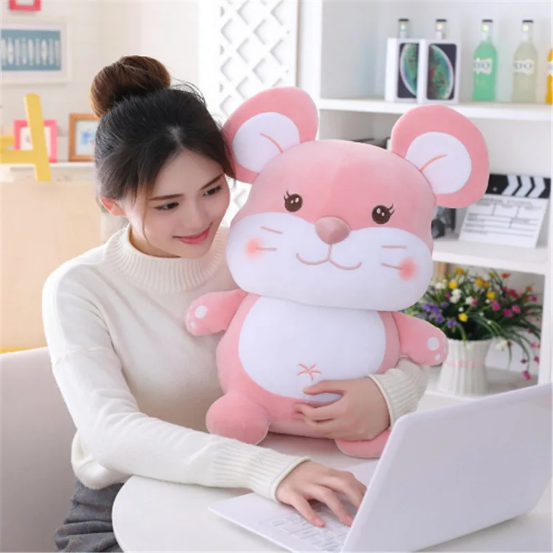 

Cute Software Baby Mouse Doll Plush Toys Pajama Pillow Doll Birthday Gift Girl'S