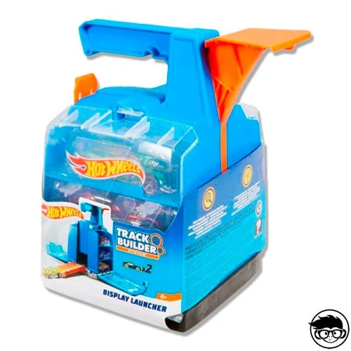 hot wheels track builder display launcher