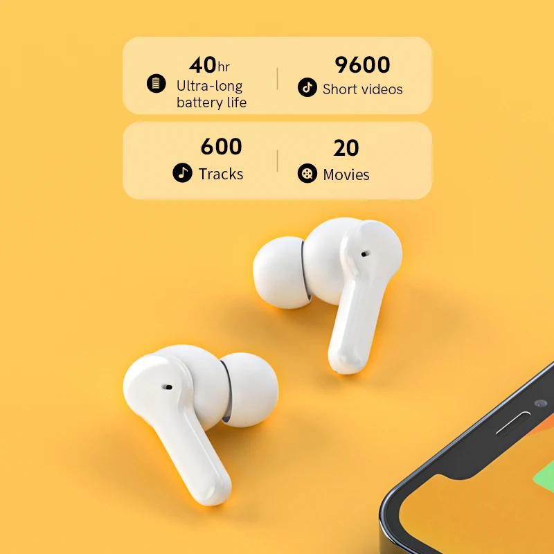 Fones de Ouvido sem Fio Bluetooth Microfones Enc Chamada hd Controle Toque Carga Rápida Qcy T13 Tws 4 - Image 3