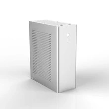 PC Mini ITX безопасный корпус компьютерный геймер чехол Tower HTPC Чехол настольный игровой полностью алюминиевый тонкий корпус поддерживает GPU нож карты