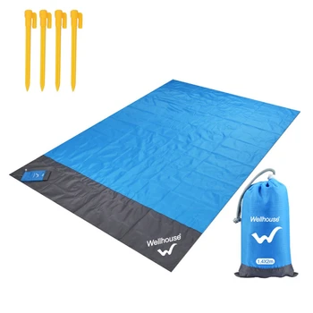 

2*1.4m Waterproof Picnic Mat Washable Windproof Table Cloth for Outdoor Beach Camping