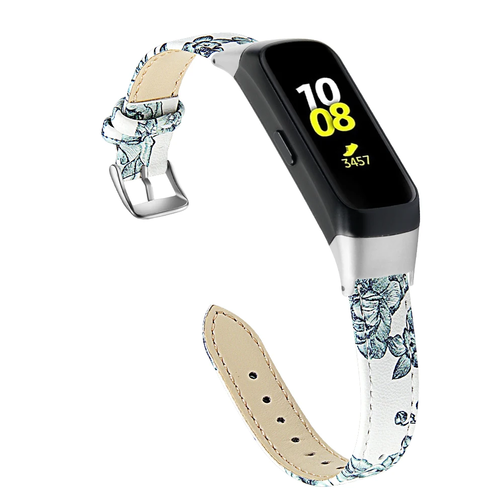 Кожаный ремешок для часов для samsung Galaxy Fit SM-R370 смарт-браслет часы Браслет замена Correa для Galaxy Fit SM-R370