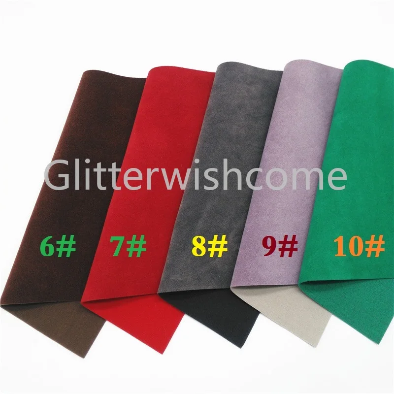 Glitterwishcome 21X29 см A4 размер винил для бантов замша кожа ткань искусственная кожа листы для бантов, GM651A