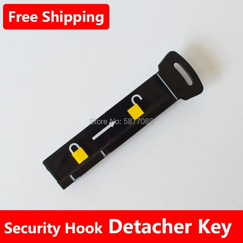 1 pces preto gancho de segurança ímã chave s3 handkey eas magnaetic destacador releaser para supermercado varejo exibição gancho parar bloqueio