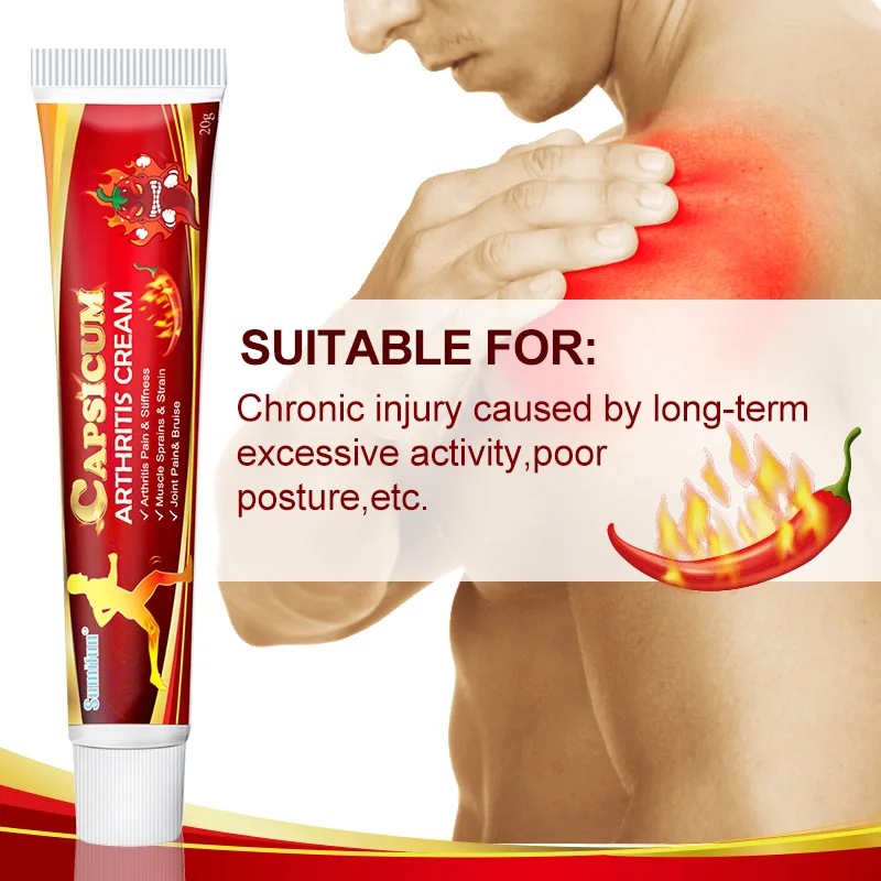 Sumifun Hot Pepper Cream 1/2/3pcs For Rheumatoid Arthritis joint Knee Pain Relief Capsicum Arthritis Chinese Medicine Ointment