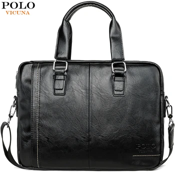

VICUNA POLO New Arrival High Quality Leather Man Messenger Bag Bag Set Brand Men's Briefcases Business Laptop Men Handbag