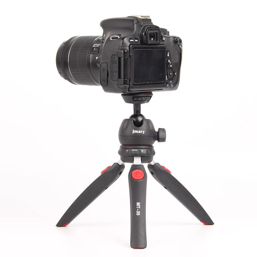 Original Table Tripod For Jmary MT-35 Convenient Telescopic Mini Tripod With Mobile E-clip For Mobile / SLR / Digital Camera