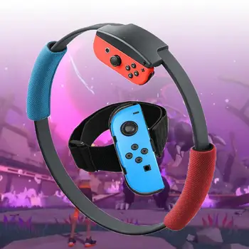 

Nintend Switch Fitness Ring With Adjustable Leg Strap for Ring Fit Adventure Home Healthy Game Ring-Con&Leg Strap Birthday Gift