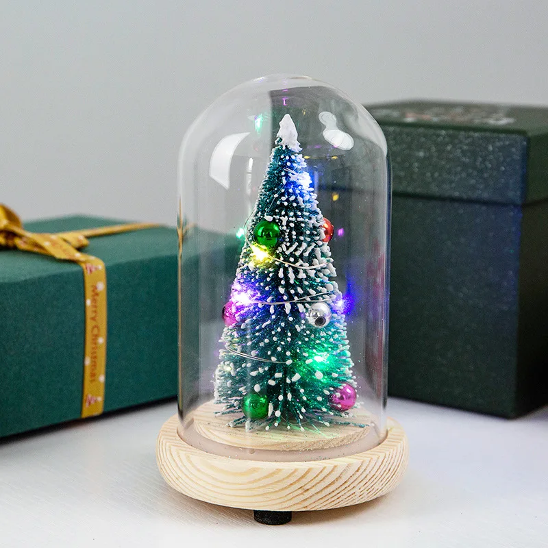 Светодиодная Рождественская елка, украшение на год, украшения для дома, рождественские подарки с подсветкой, декор для рождественского стола, вечерние украшения - Цвет: pattern 7
