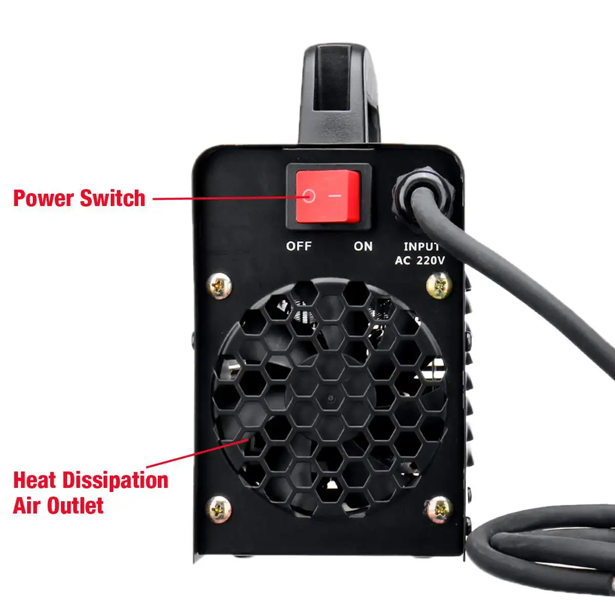 Adjustable 20A-225A 4200W Handheld IGBT Inverter Arc Welder-Welding Machine Digital Display Mini Portable Welding Tool New 220V