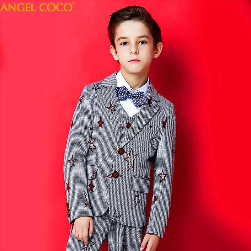 

Boys Suits For Weddings Kids Prom Suits Star Wedding Suits For Boys Tuxedo Children Clothing Set Boy Formal Costume Garcon 2020
