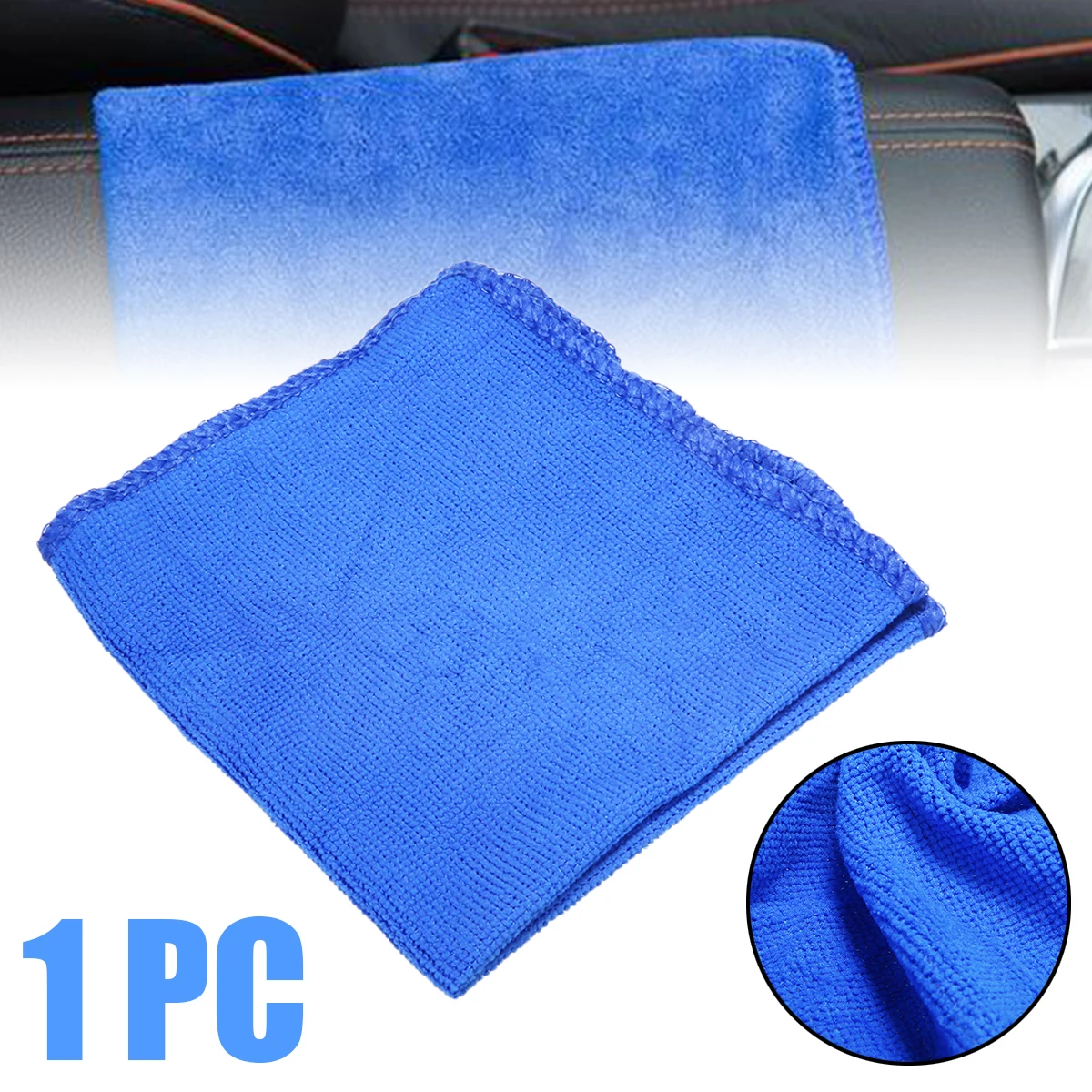 

Blue Microfiber Clean Auto Car Detail Soft Microfiber Cloths towels Wash Duster For Auto Cleaning Tool 30x30cm