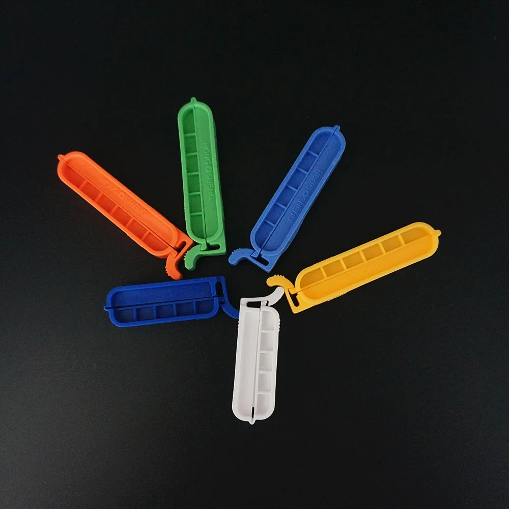 10 шт./упак. 40 мм 60 80 100 пластиковый зажим для диализного пакета|clamping clamp|clamp bagclamp plastic