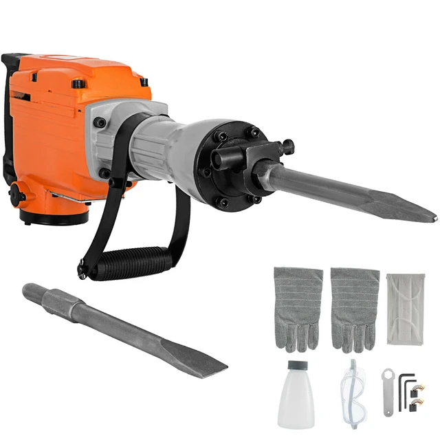 2200W Electric Concrete Breaker Electric Demolition Jack Hammer Breaker