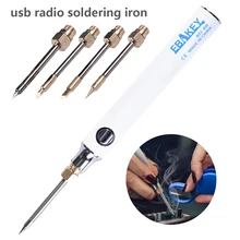 Kit de fer à souder électrique USB 5V 8W, fer à souder en étain, charge rapide USB, outils de soudage pour réparation de microélectronique portables 2021