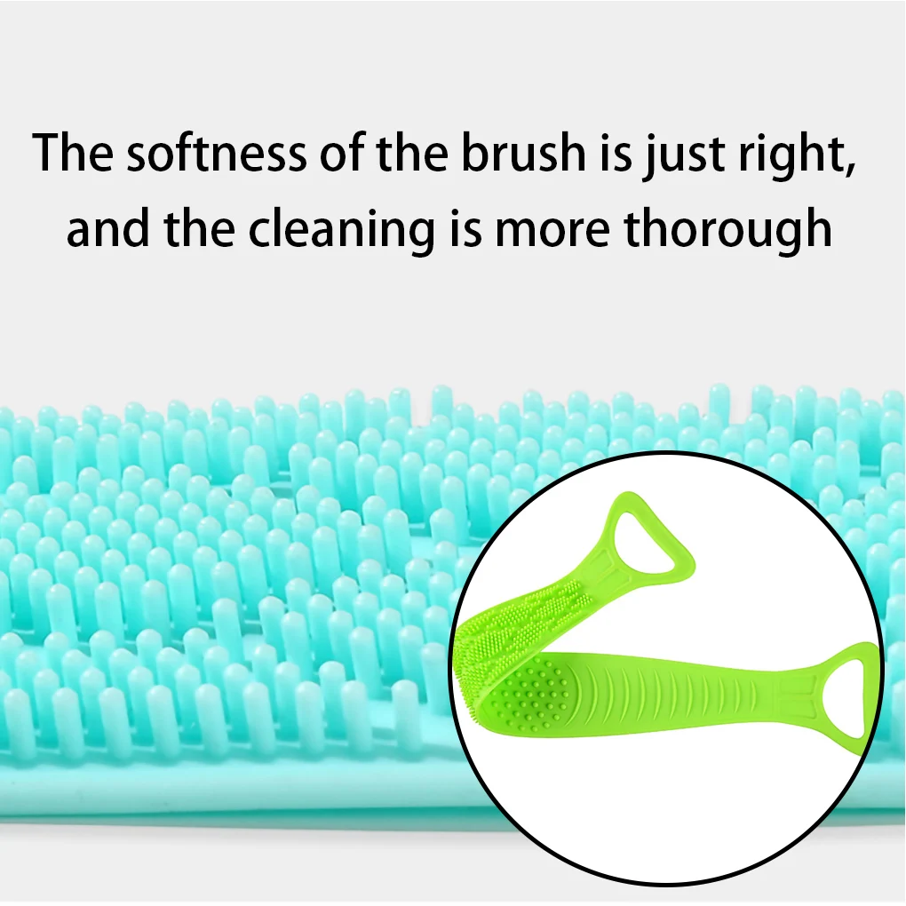 Brosse de bain en silicone pour tous