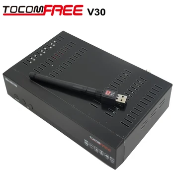 

Tocomfree V30 Satellite TV Receiver DVB-S2 NTSC PAL FTA STB Support JB200 Turbo 8PSK Tuner Cccam Newcamd for USA Canada Puerto
