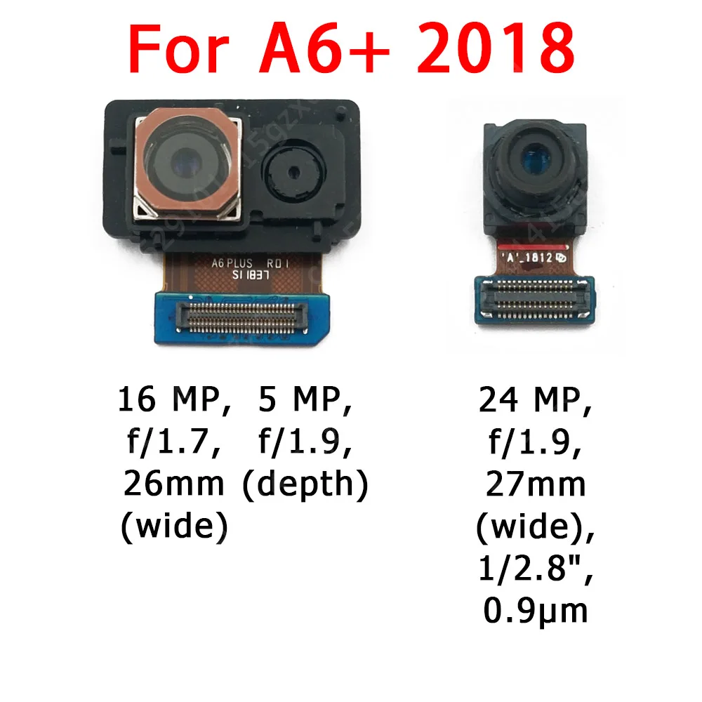 Оригинальная передняя и задняя камеры для Samsung Galaxy A6 Plus 2018 A605 модуль с основной