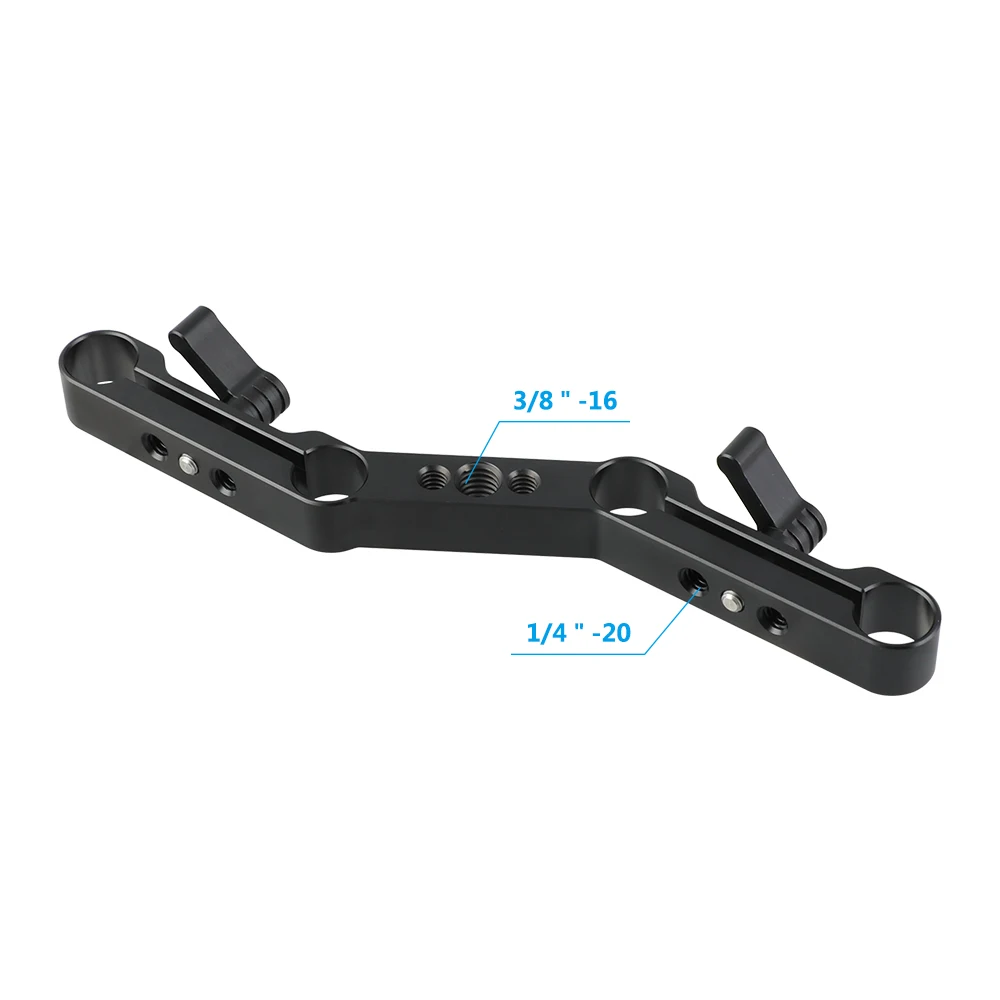 Kayulin DSLR Z-shape смещение Braket Clamp Mount Block Rig Raiser Movie Kit для 15 мм Rod