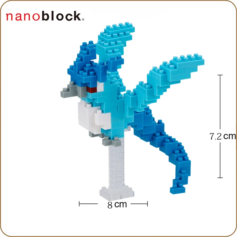 Nanoblock Покемон Пикачу NBPM_048 морозильник 170 шт Аниме Мультфильм алмаз мини микро блоки строительные блоки кирпичи игрушки игры