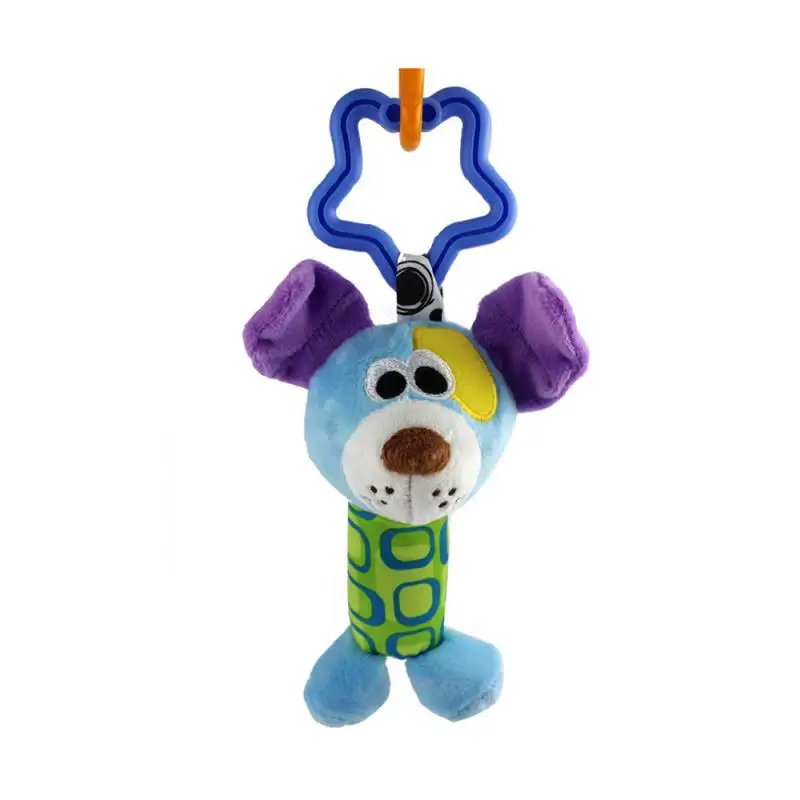 Погремушка Детская плюшевая мультяшное животное Колокольчик для детской