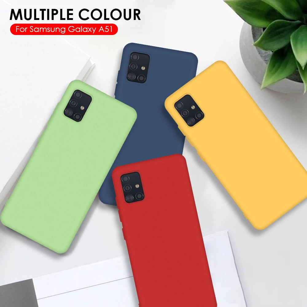 Candy Color Case For Samsung Galaxy A51 A71 A70 A60 A50 A40 A30 A20 A10 M10 M20 M30 M40 S20 S10 S9 S8 Note 10 Plus Coque Capa |