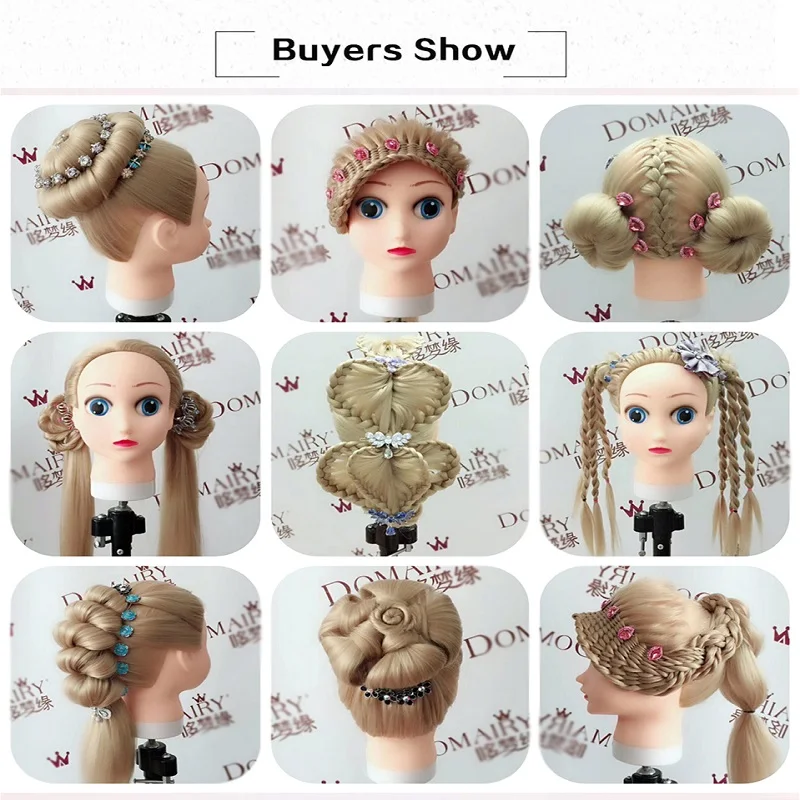 Cartoon Mannequin Head For Hair Training Styling Professional Hairdressing  Cosmetology Dolls Head For Hairstyles - AliExpress