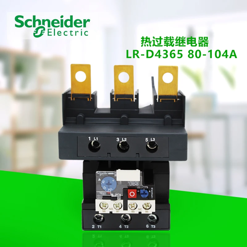 Exporte e tipo Relé de Sobrecarga Proteção do Motor Eletrotérmica de 3 80-104 a Nível de Tropeço: Térmica Pólos Ajuste Atual: Lrd4365 10a